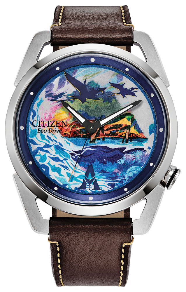 Citizen Disney Avatar Pandora Blue Dial Leather Strap AW2060-02W