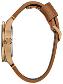 Citizen Eco-Drive Avion Black Dial Leather Strap Watch AW1733-09E