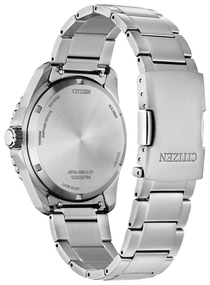 Citizen Men's Eco-Drive Black Dial Titanium Brycen Watch AW1840-50E