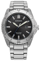 Citizen Men's Eco-Drive Black Dial Titanium Brycen Watch AW1840-50E