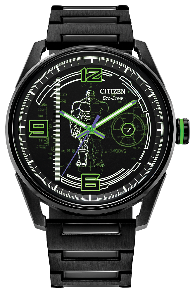 Citizen Marvel The Hulk Men's Eco-Drive Watch BM7675-57W