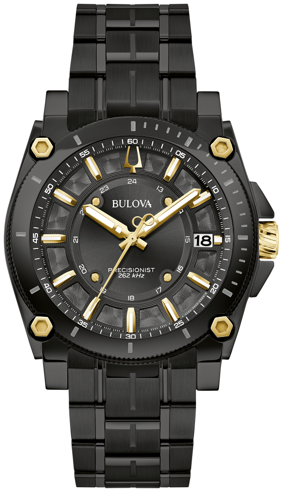 Bulova Precisionist High Performance with Black Dial Watch 98B408