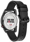 Citizen Eco-Drive Marvel Miles Morales Men's Leather Strap Watch AW1685-00W