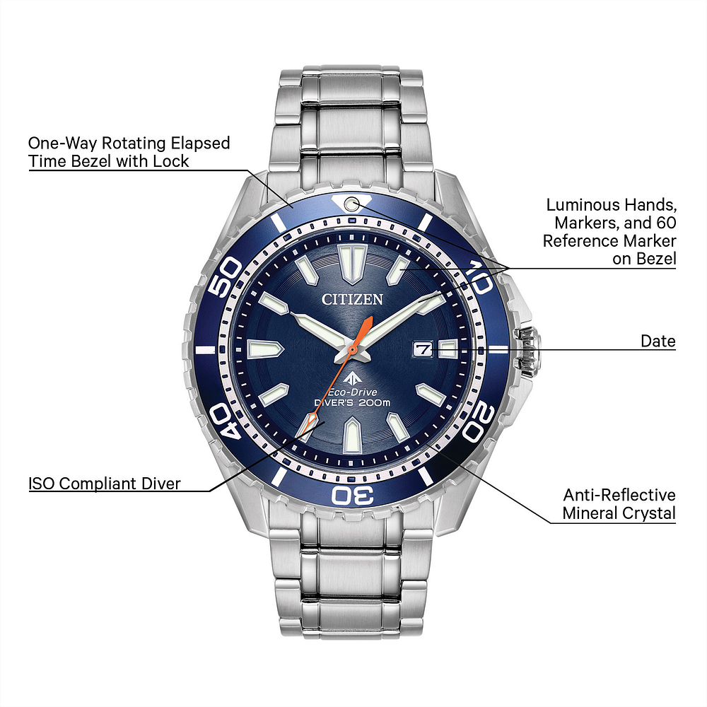 Citizen eco drive 200m online