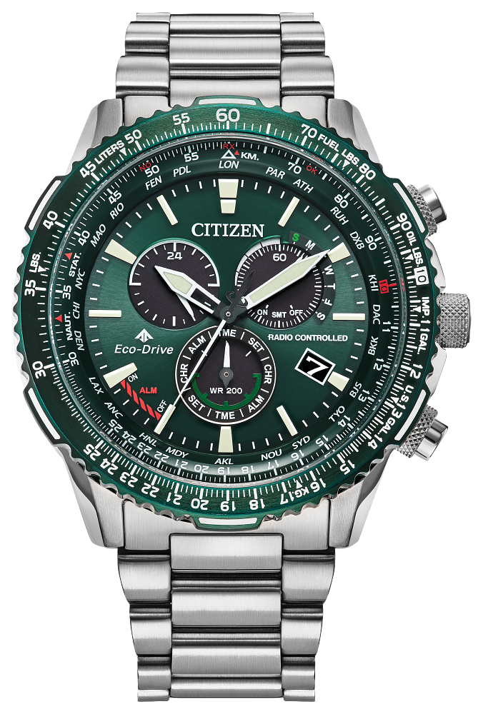 Citizen Eco-Drive Promaster Air Green Dial CB5004-59W