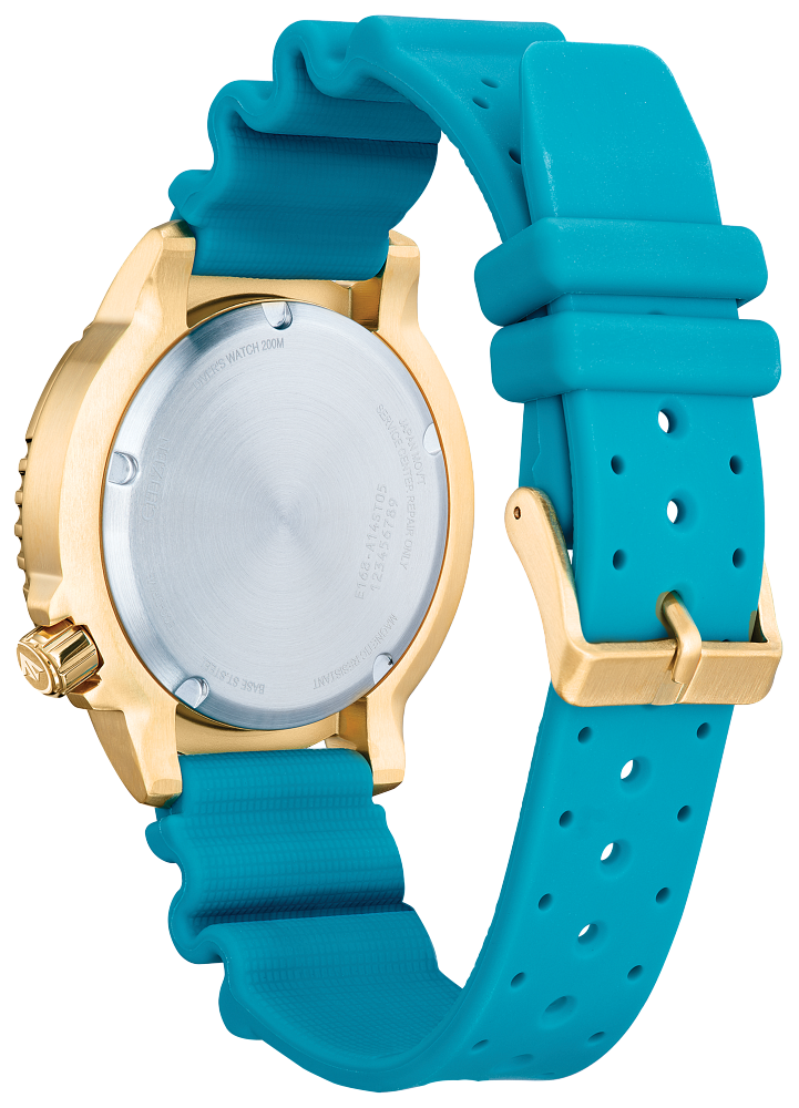 Citizen Promaster Eco-Drive Diver Blue-Gold Unisex Watch BN0162-02X