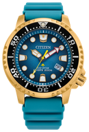 Citizen Promaster Eco-Drive Diver Blue-Gold Unisex Watch BN0162-02X