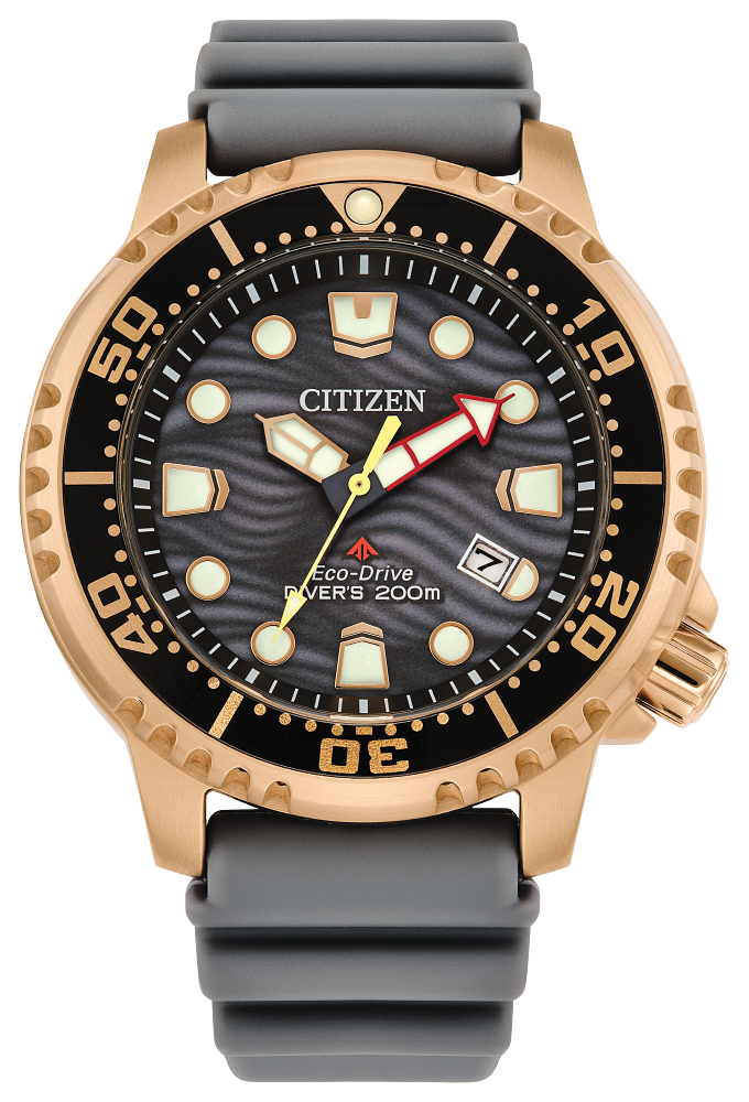 Citizen Promaster Eco-Drive Diver Grey-Gold Unisex Watch BN0163-00H
