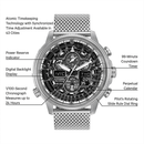 Citizen Promaster Navihawk AT Eco-Drive Silver Stainless Steel Watch JY8030-83E