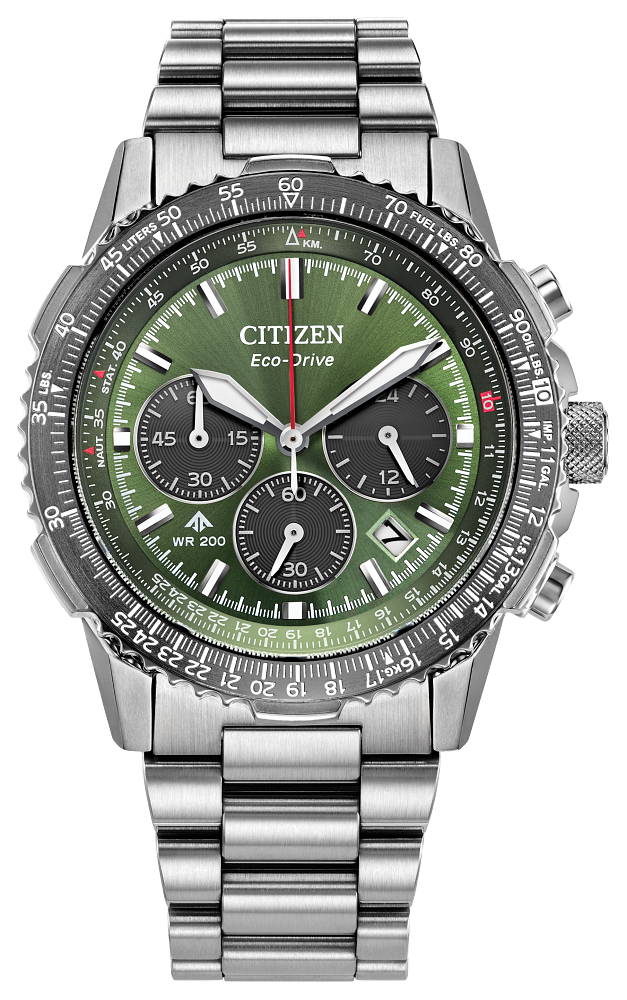 Citizen Eco-Drive Promaster Navihawk A-T Green Dial CA4664-60W