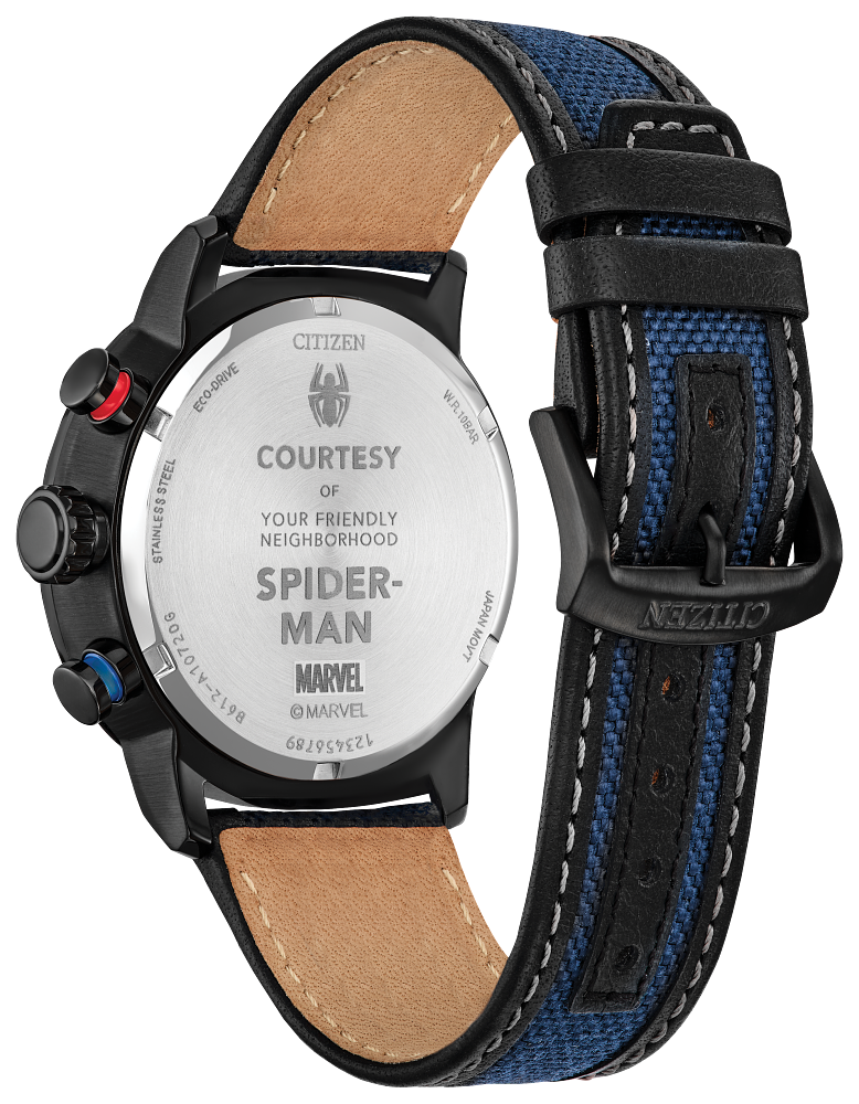 Citizen Marvel Spider-Man Double Vision Eco-Drive Watch CA0855-47W