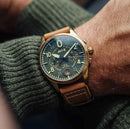 AVI-8 Spitfire Lock Chronograph Bronze-Green Quartz Watch AV-4089-02