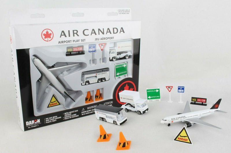 Daron Air Canada Airport Playset, 12-Piece RT5881-1 Die Cast - Skywing World