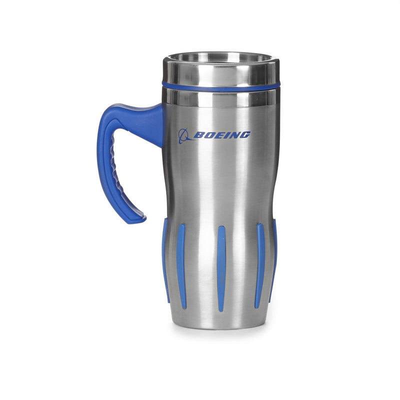 Official Boeing Jet Engine With Handle Stainless Steel Mug Tumbler - Skywing World