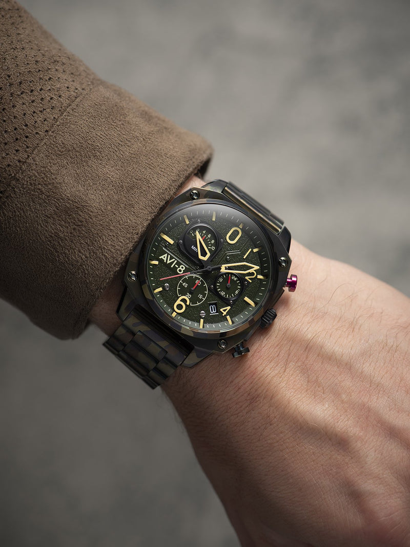 AVI-8 Hawker Hunter Retrograde Ground Camo Quartz Green AV-4052-22