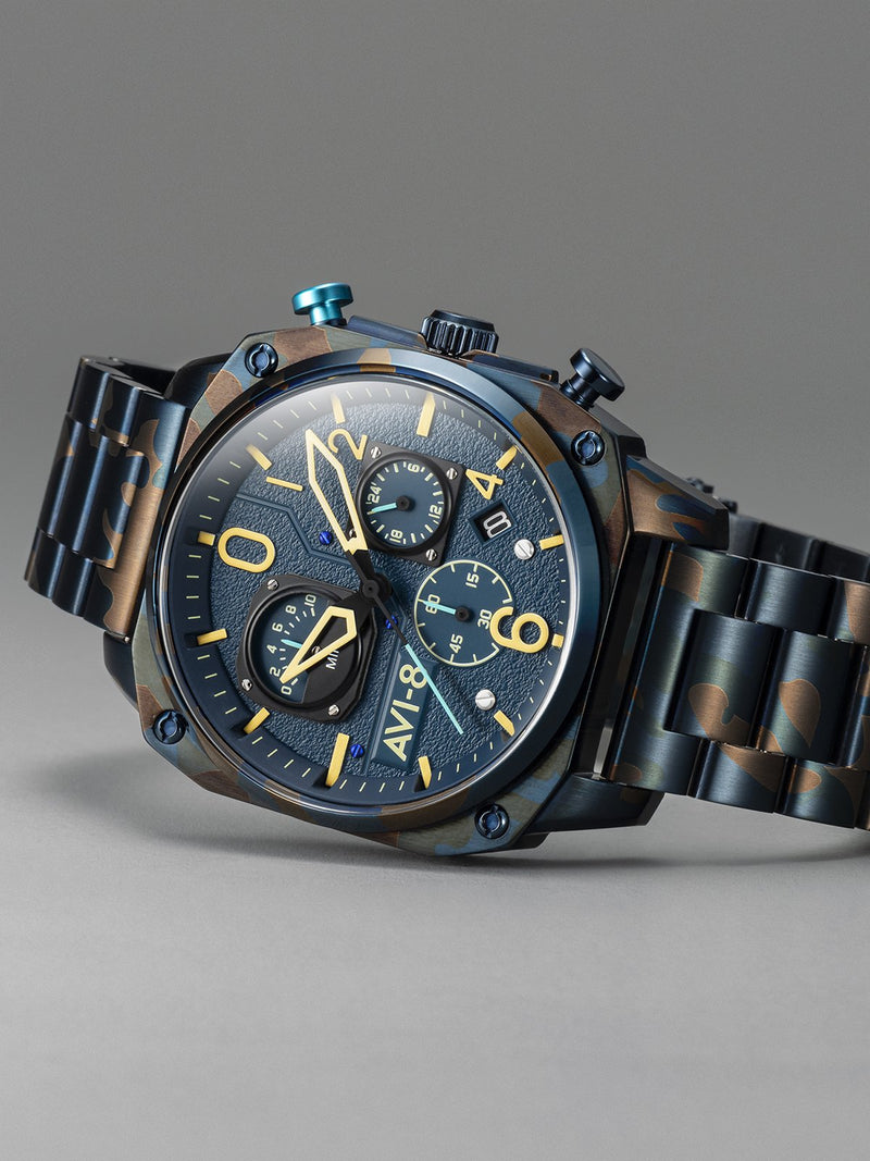 AVI-8 Hawker Hunter Retrograde Air Camo Quartz Blue AV-4052-33