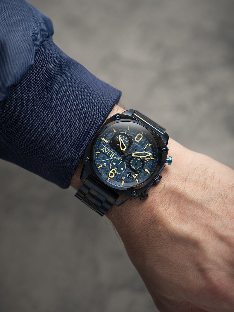 AVI-8 Hawker Hunter Retrograde Air Camo Quartz Blue AV-4052-33