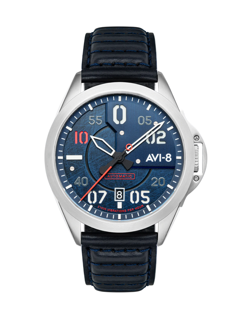AVI-8 P-51 Mustang Hitchcock Meadow Brook Automatic Watch AV-4086-02