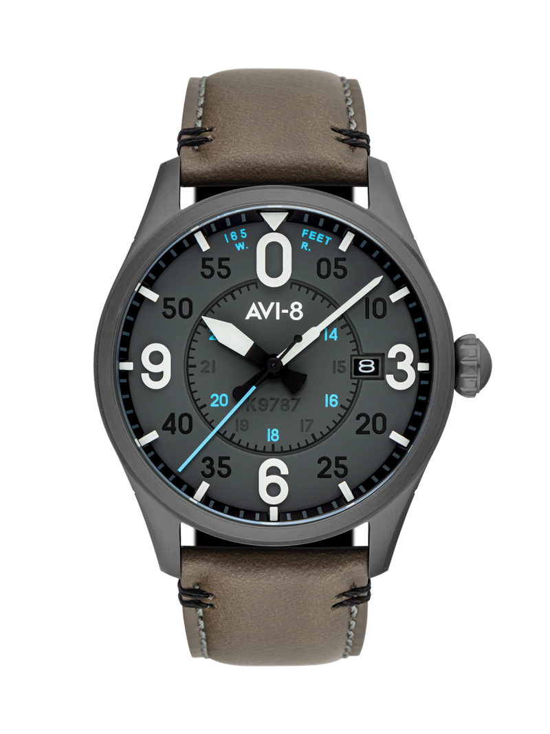 AVI-8 Spitfire Smith Birmingham Automatic Watch Grey AV-4090-04
