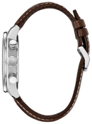 Citizen Men's Eco-Drive Brycen Leather Strap Watch CA0649-06X