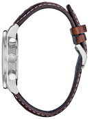 Citizen Men's Eco-Drive Brycen Leather Strap Watch CA0648-09L