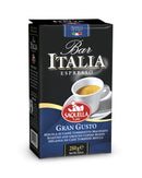 Saquella Caffe – Bar Italia Gran Gusto Espresso Brick Ground Coffee 12x250g