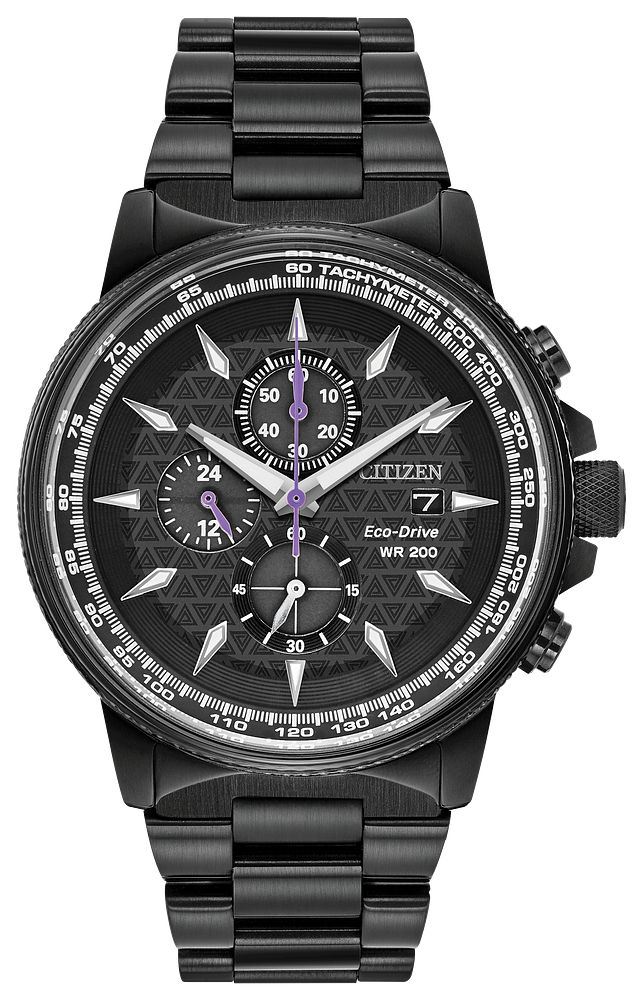 Citizen Marvel Black Panther Eco-Drive Watch CA0297-52W