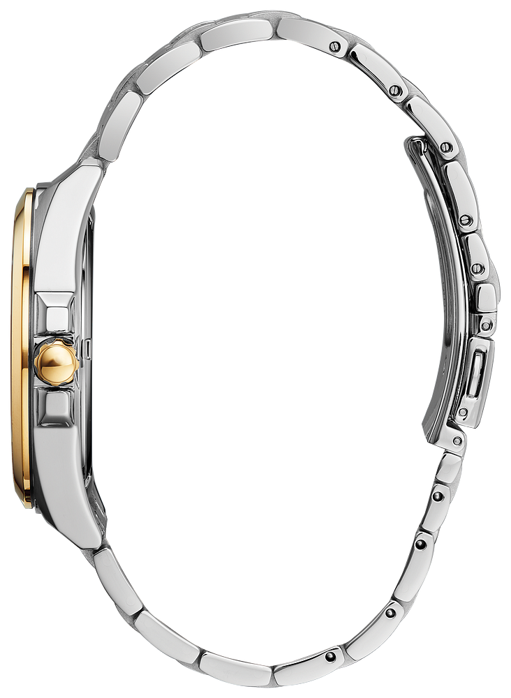 Citizen Corso Eco-Drive Black Dial Stainless Steel Watch BM7107-50E