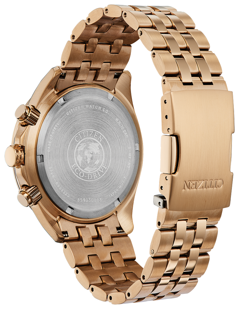 Citizen Corso Chronograph Perpetual Calendar Eco-Drive Watch Rose Gold BL5563-58E
