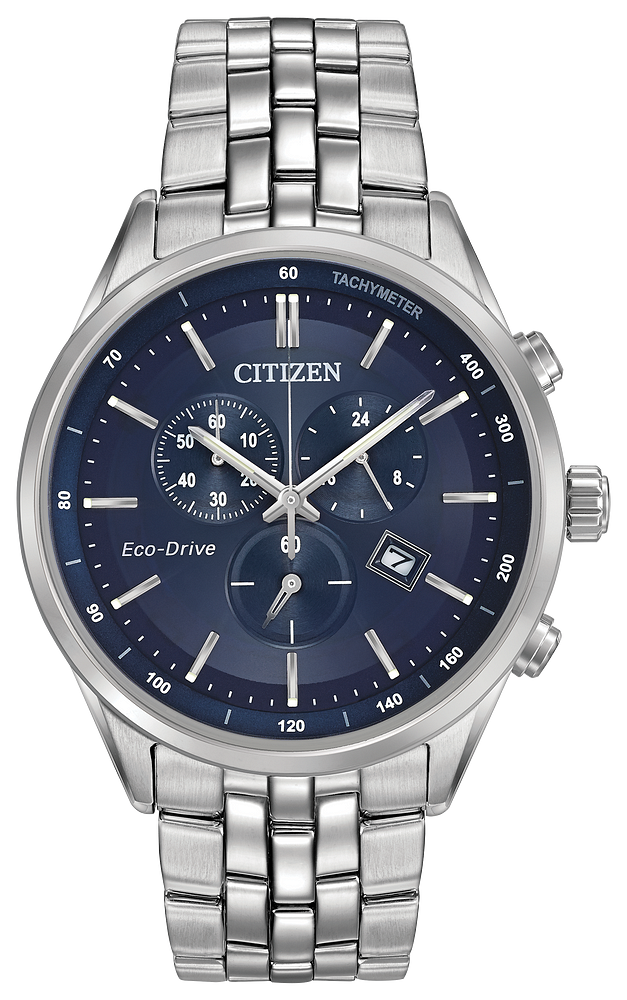 Citizen Men's Sapphire Collection Wrist Watches, Blue Dial AT2141-52L