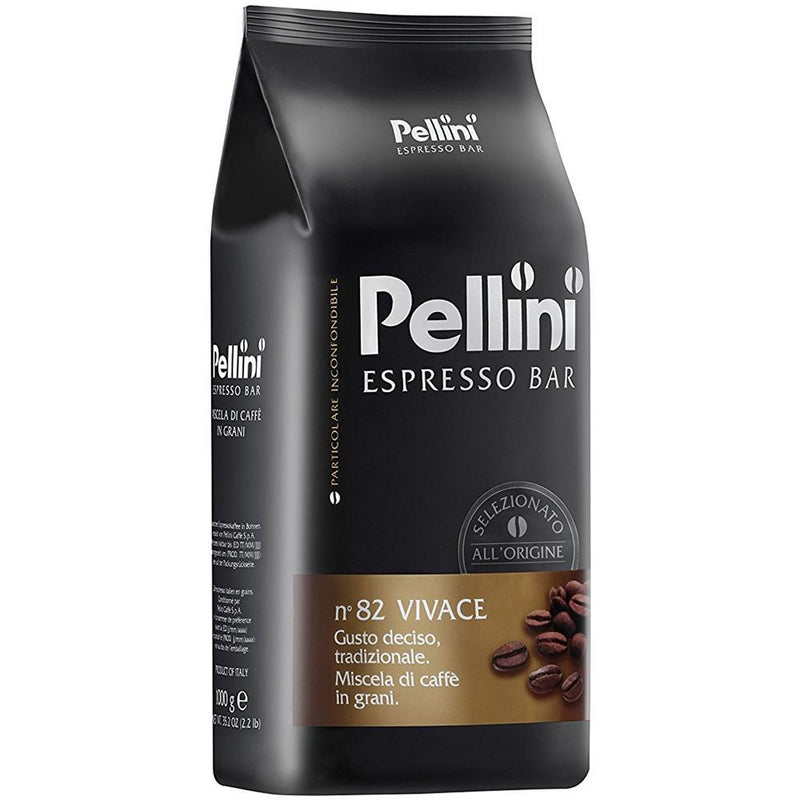 Pellini Espresso Bar - N°82 Vivace Whole Bean Coffee (3 Pack) 1000G/2.2LBS