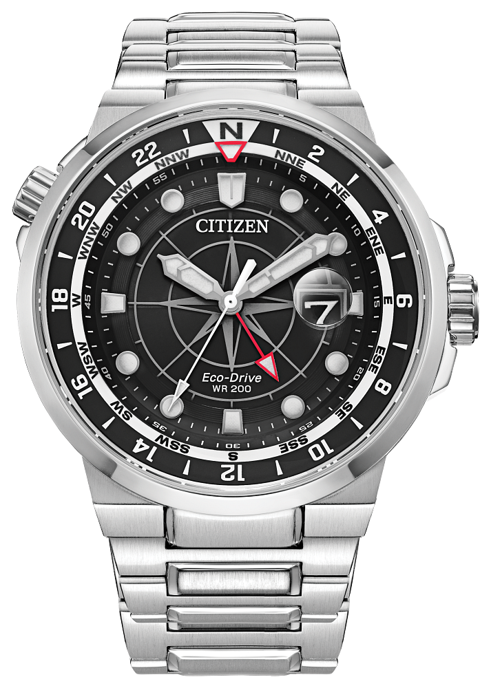 Citizen Endeavor Men's Silver Tone Stainless Steel Bracelet Watch BJ7140-53E