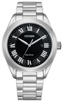 Citizen Arezzo Black Dial Stainless Steel Bracelet AW1690-51E