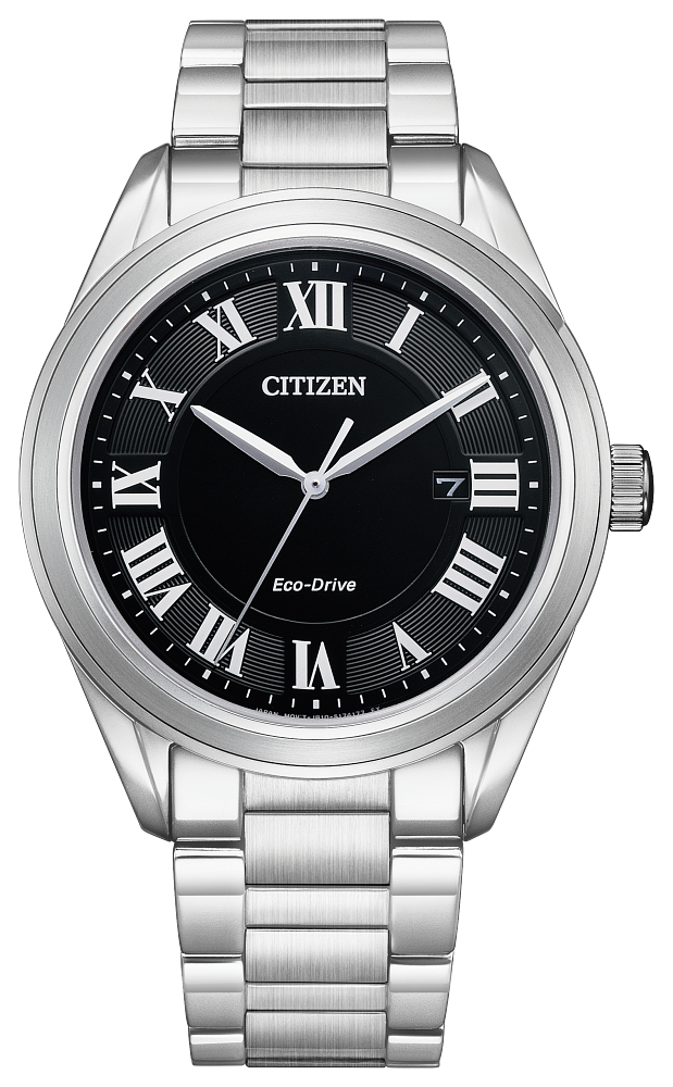Citizen Arezzo Black Dial Stainless Steel Bracelet AW1690-51E