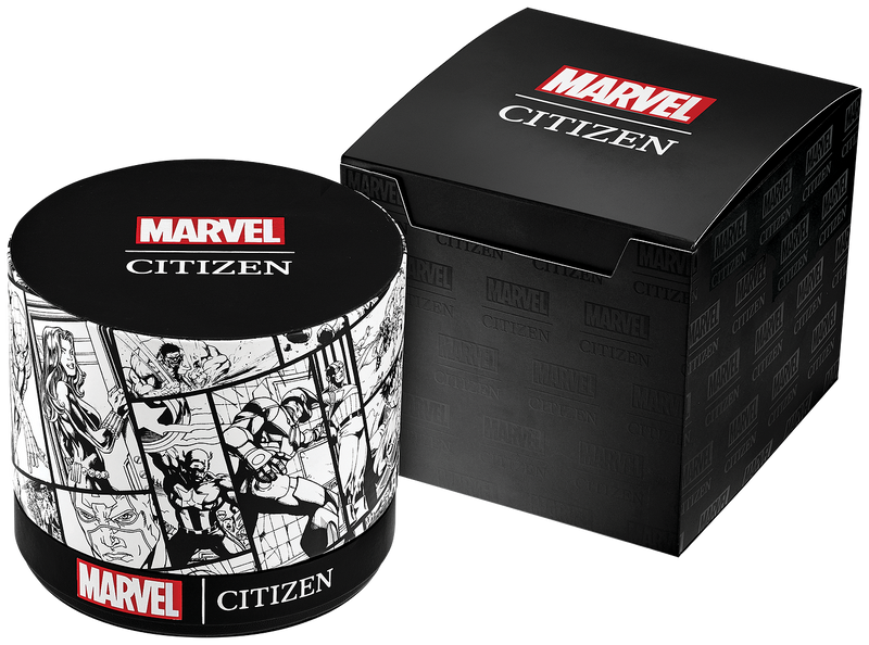 Citizen Marvel Hulk Eco-Drive Black Stainless Steel Watch AW1351-56W