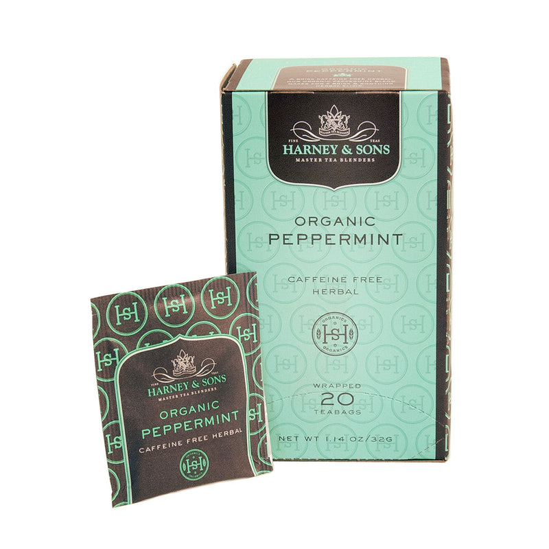 Harney & Sons Organic Peppermint Tea Box Pack of 6x20