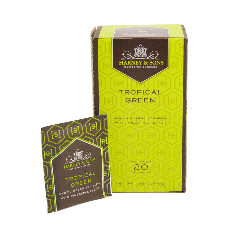 Harney & Sons Tropical Green Tea Box Pack of 6x20