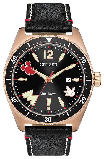 Citizen Eco-Drive Mickey Mouse Vintage Sport AW1596-08W