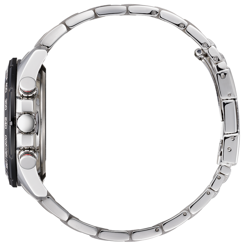 Citizen Perpetual Chrono A-T Stainless Steel Black Dial Men's Watch CB5898-59E