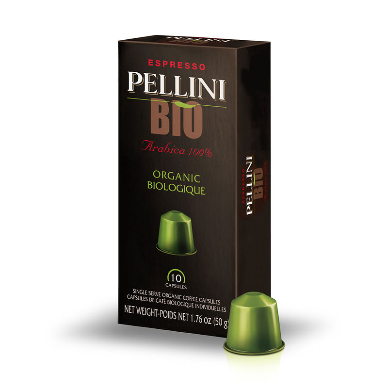 Pellini Bio Organic Nespresso Compatible Espresso Capsules