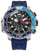 Citizen Promaster Aqualand Blue Dial Rubber Band Men's Watch BJ2169-08E