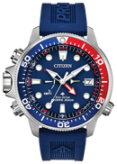Citizen Eco-Drive Promaster Aqualand Blue Rubber Strap Watch BN2038-01L