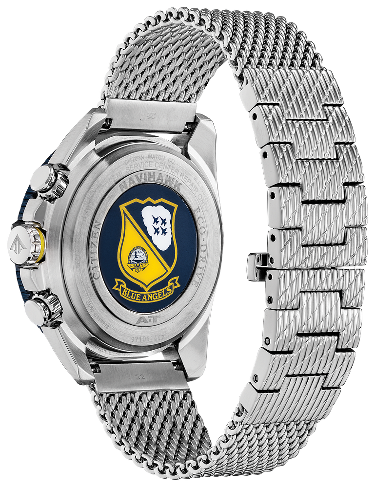 Citizen Men's Promaster Navihawk A-T Bracelet Blue Dial Eco-Drive Watch CB5848-57L