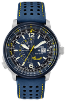 Citizen Promaster NightHawk Leather Band Blue Dial Men's Watch BJ7007-02L