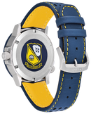 Citizen Promaster NightHawk Leather Band Blue Dial Men's Watch BJ7007-02L