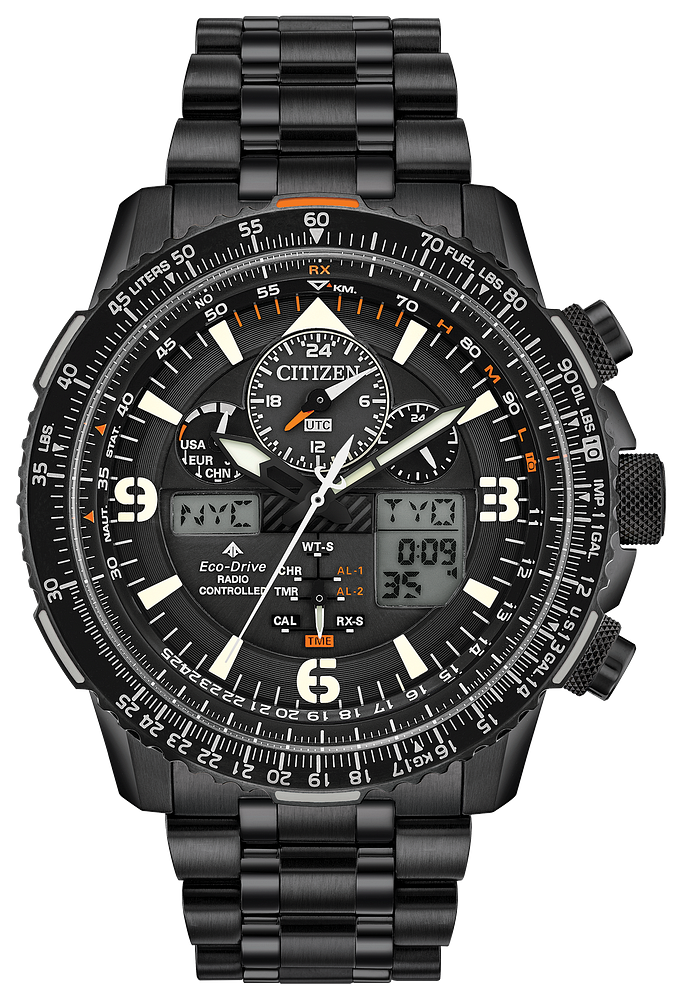 Citizen Eco-Drive Promaster Skyhawk A-T Men's Chronograph Stainless Steel Watch JY8075-51E