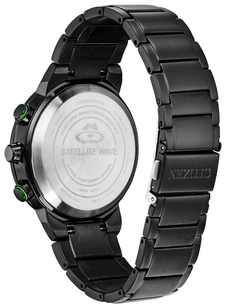Citizen Eco-Drive Satellite Wave GPS Freedom Green Black CC3035-50E
