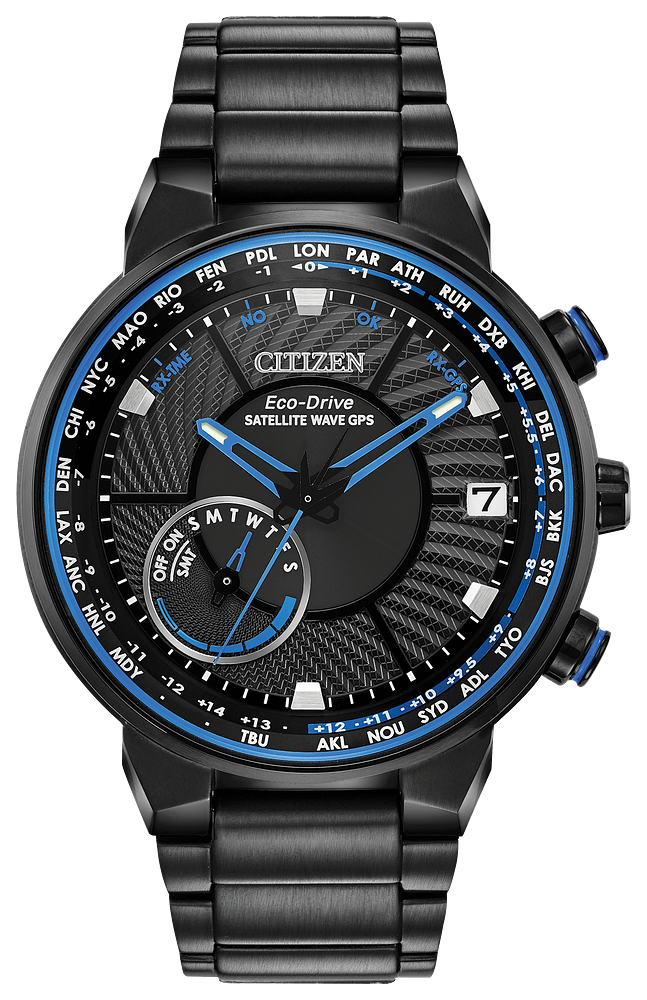 Citizen Eco-Drive Satellite Wave GPS Freedom Blue Black CC3038-51E