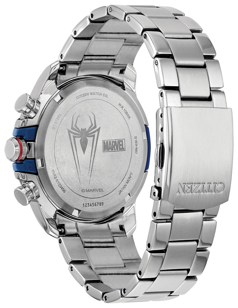 Citizen Marvel Spider Man Blue Dial Eco-Drive Watch CA0429-53W