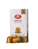 Saquella Caffe – Espresso Gran Cru Capsules - Nespresso Compatible 10x10x5g